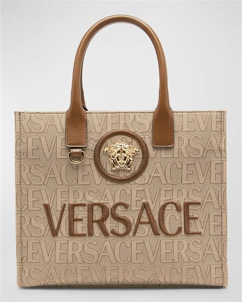 medusa di versace - Versace la medusa tote bag.